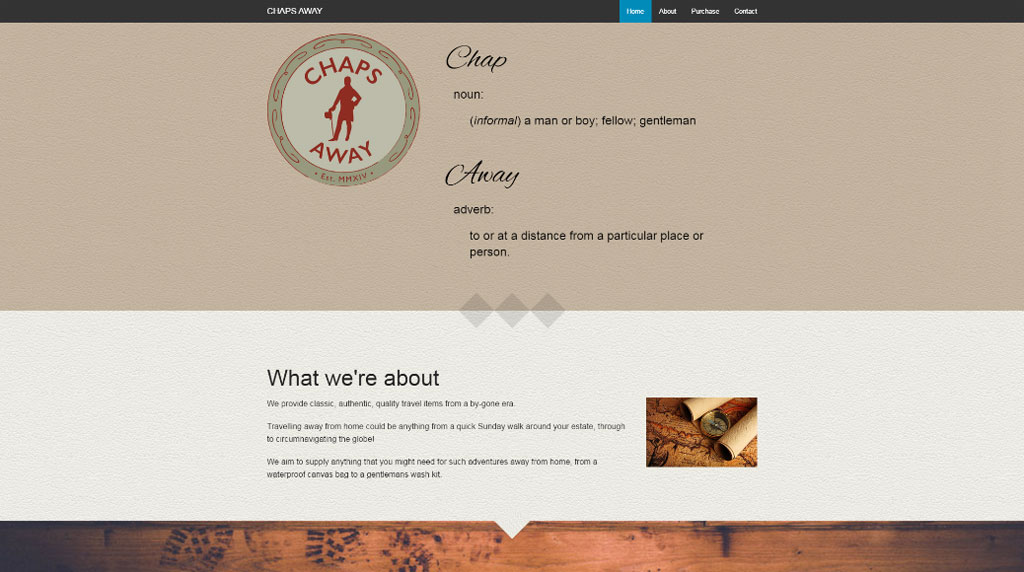 Screengrab of chapsaway.com