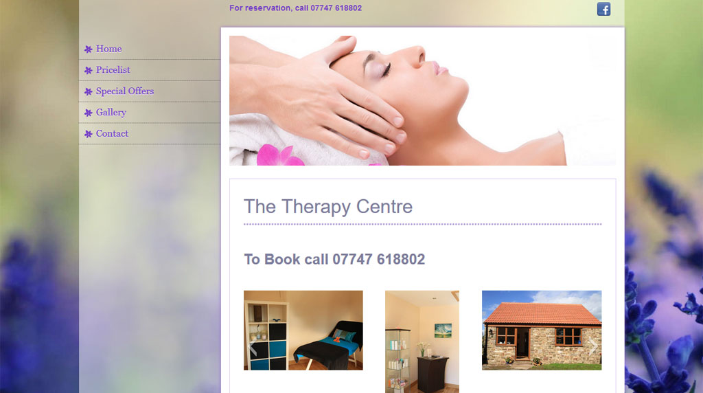 Screengrab of thetherapycentrefalfield.co.uk